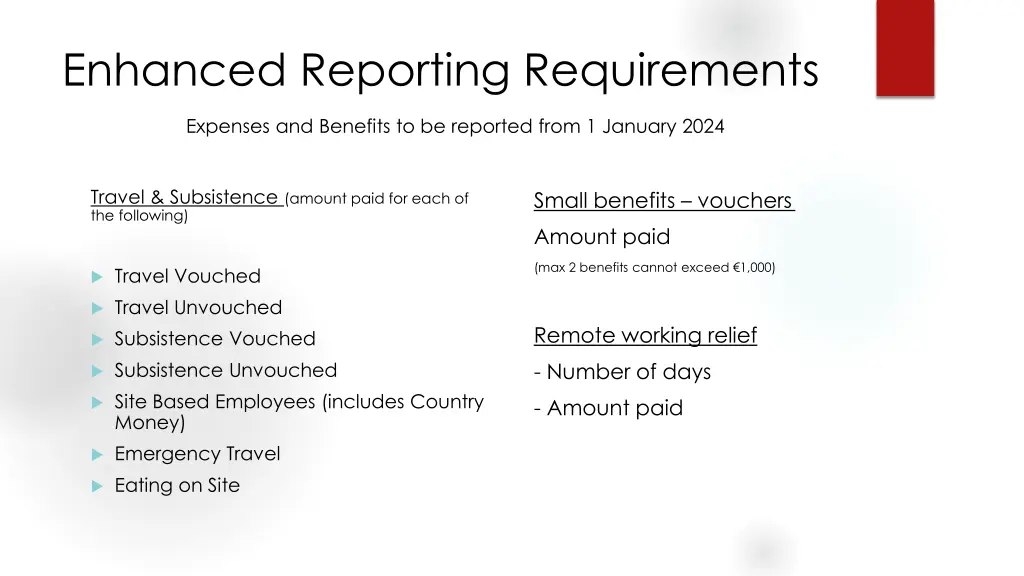enhanced reporting requirements 4