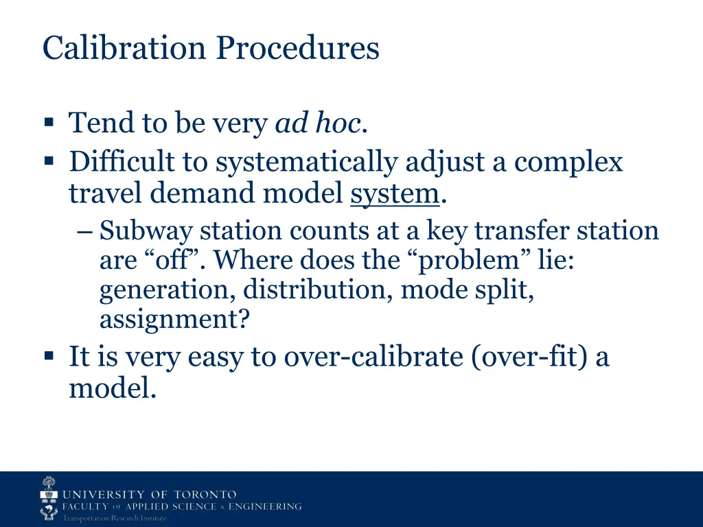 calibration procedures
