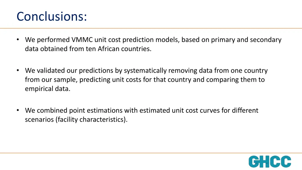 conclusions