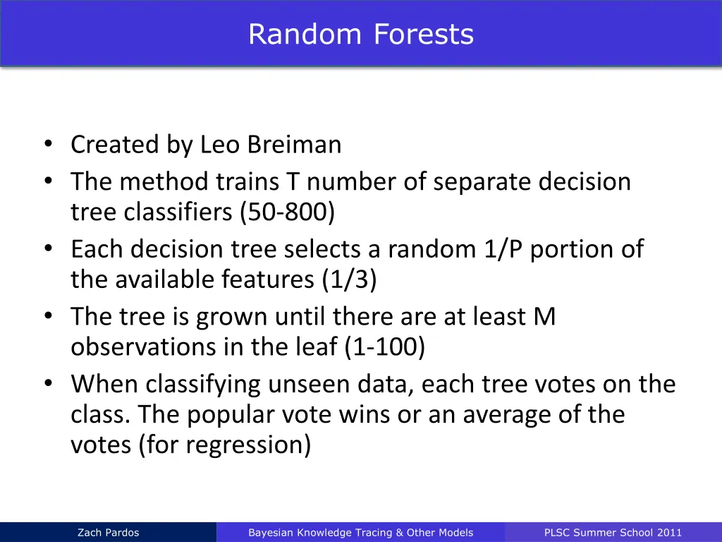 random forests 2