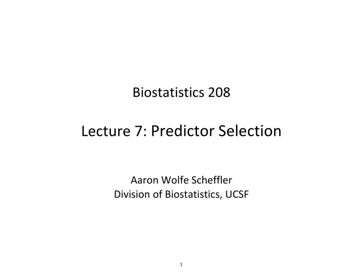 biostatistics 208