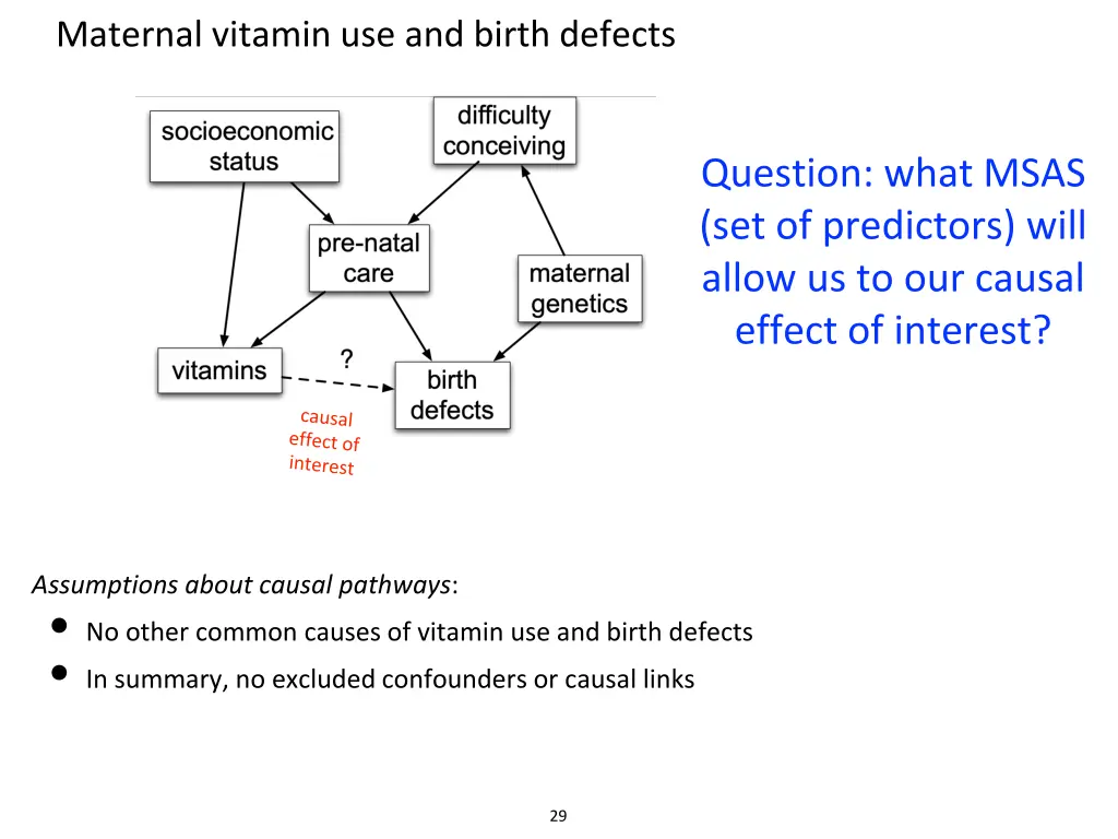 maternal vitamin use and birth defects