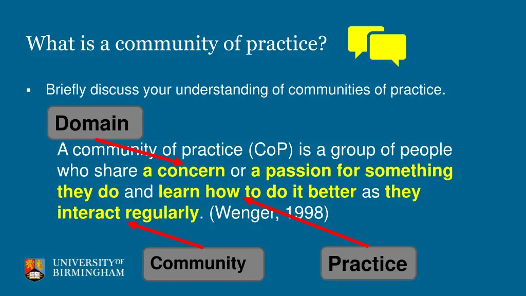 what is a community of practice