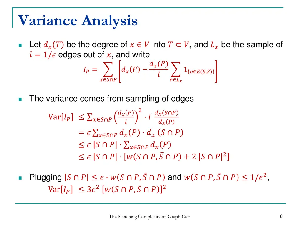variance analysis