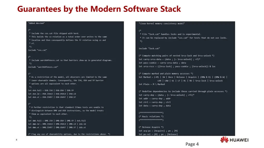 guarantees by the modern software stack 1