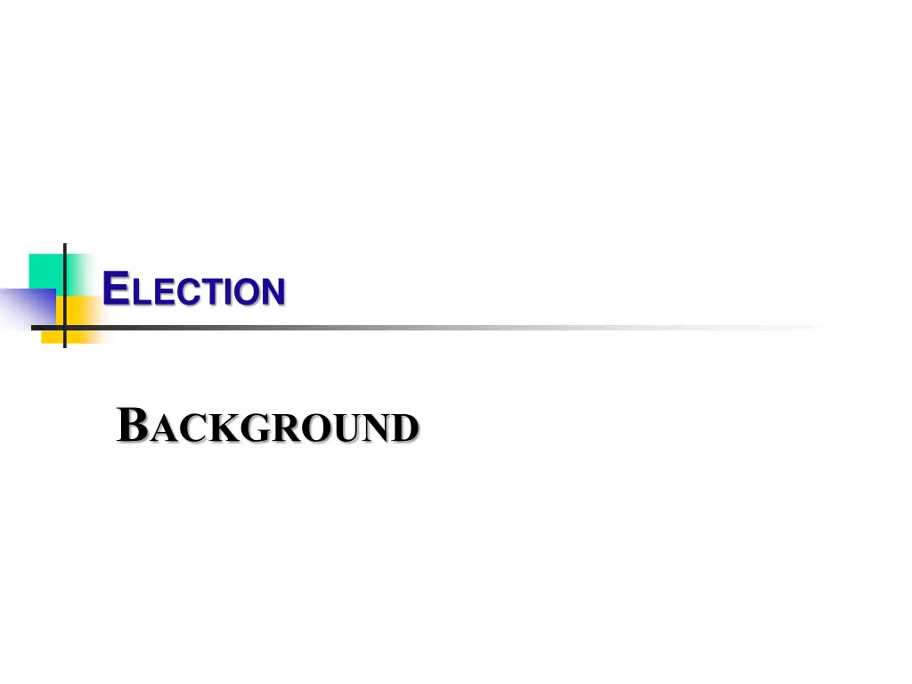 e lection