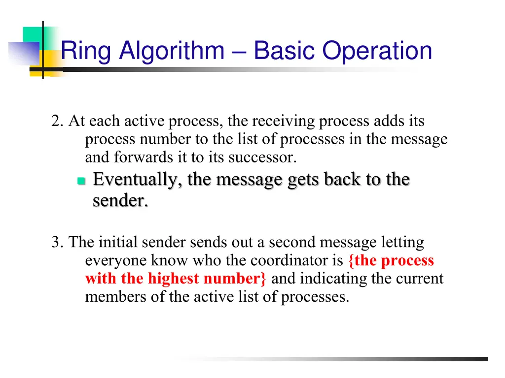 ring algorithm basic operation 1