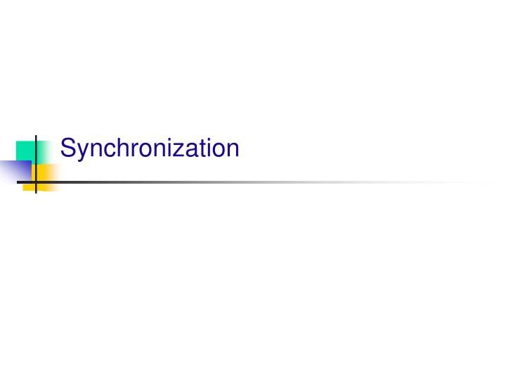synchronization