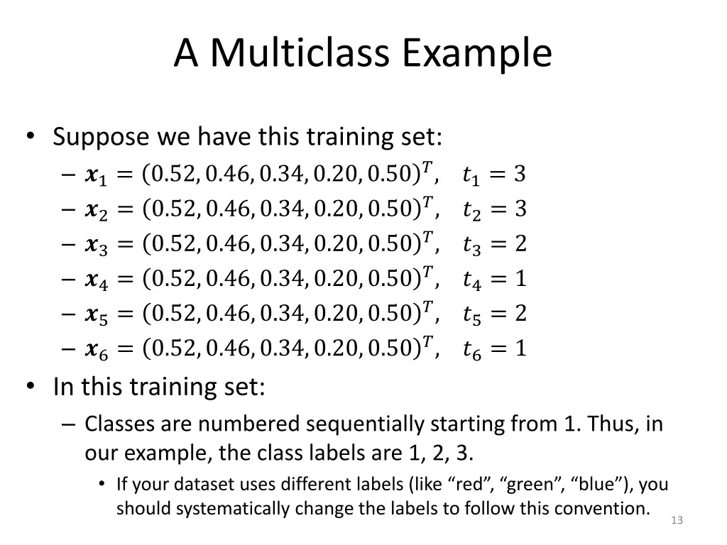 a multiclass example 1