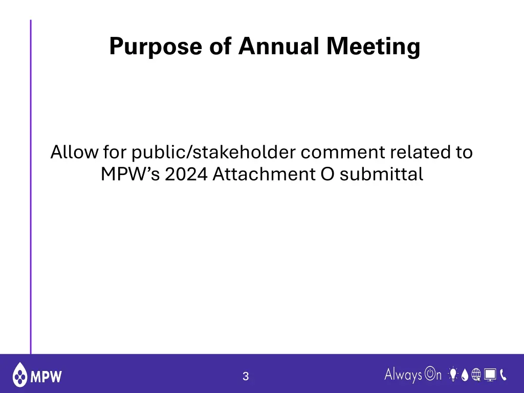 purpose of annual meeting