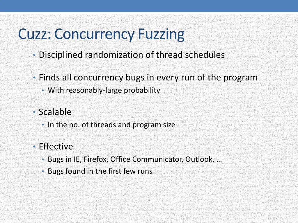 cuzz concurrency fuzzing