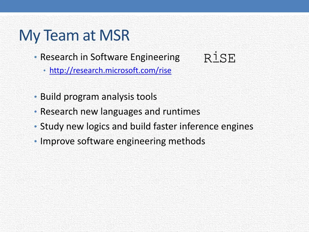 my team at msr 1