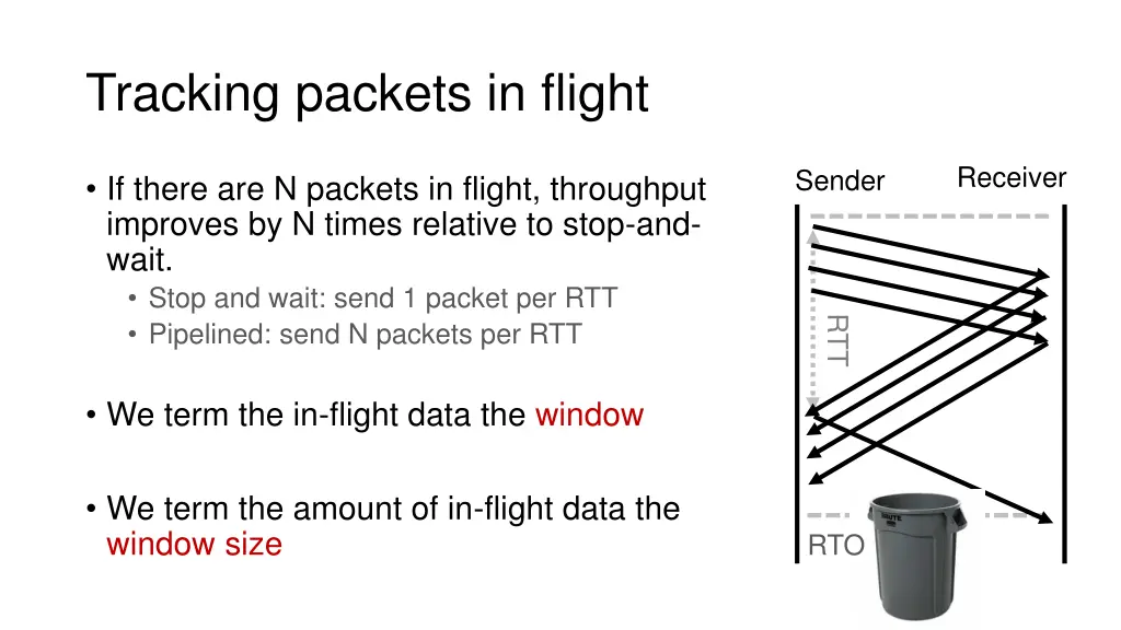 tracking packets in flight