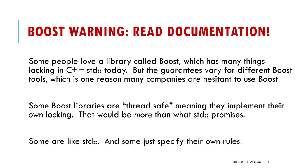 boost warning read documentation