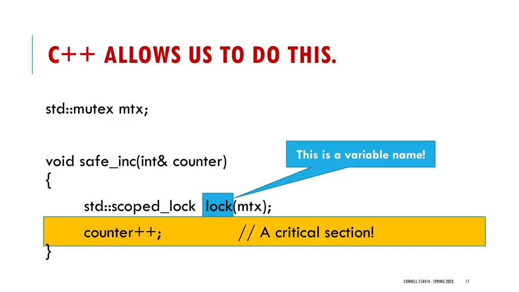 c allows us to do this 3