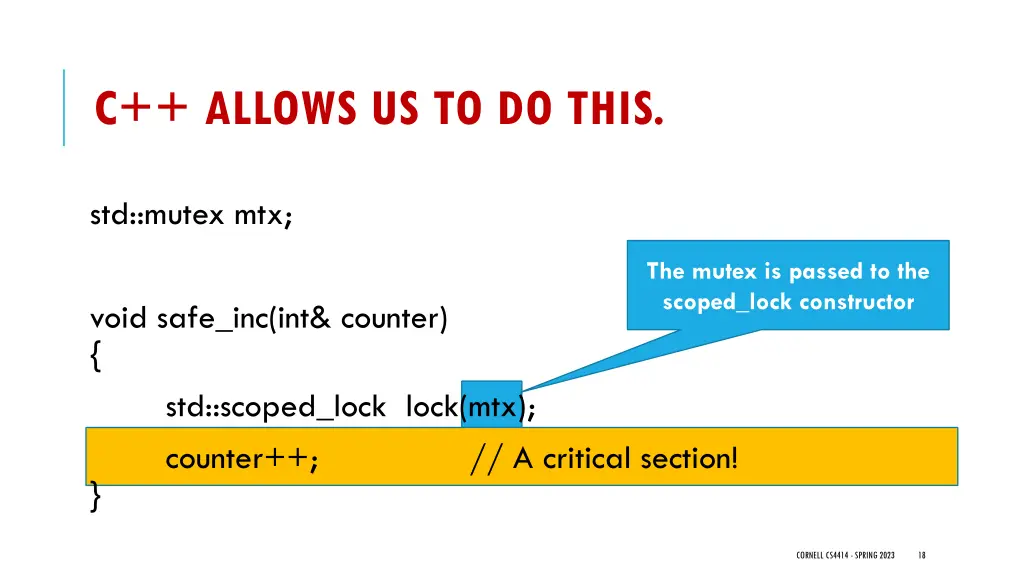 c allows us to do this 4