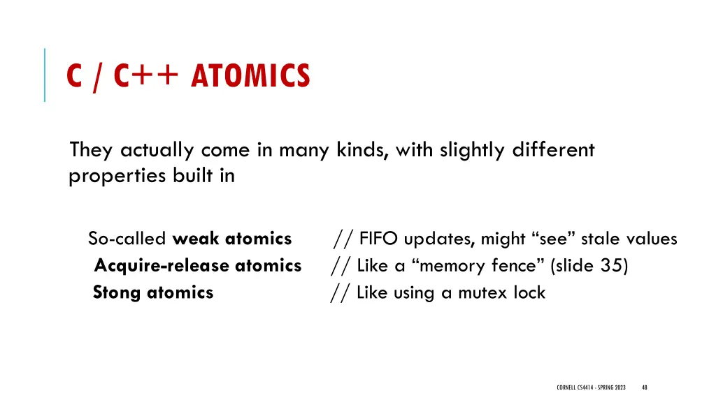 c c atomics