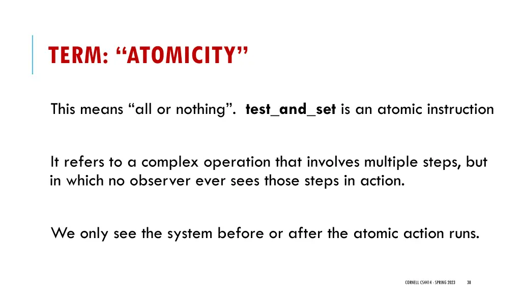 term atomicity