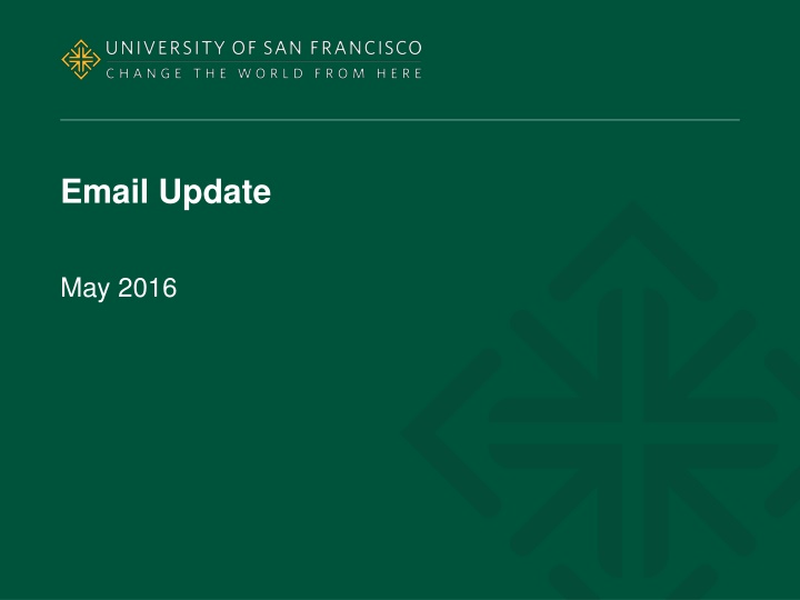 email update