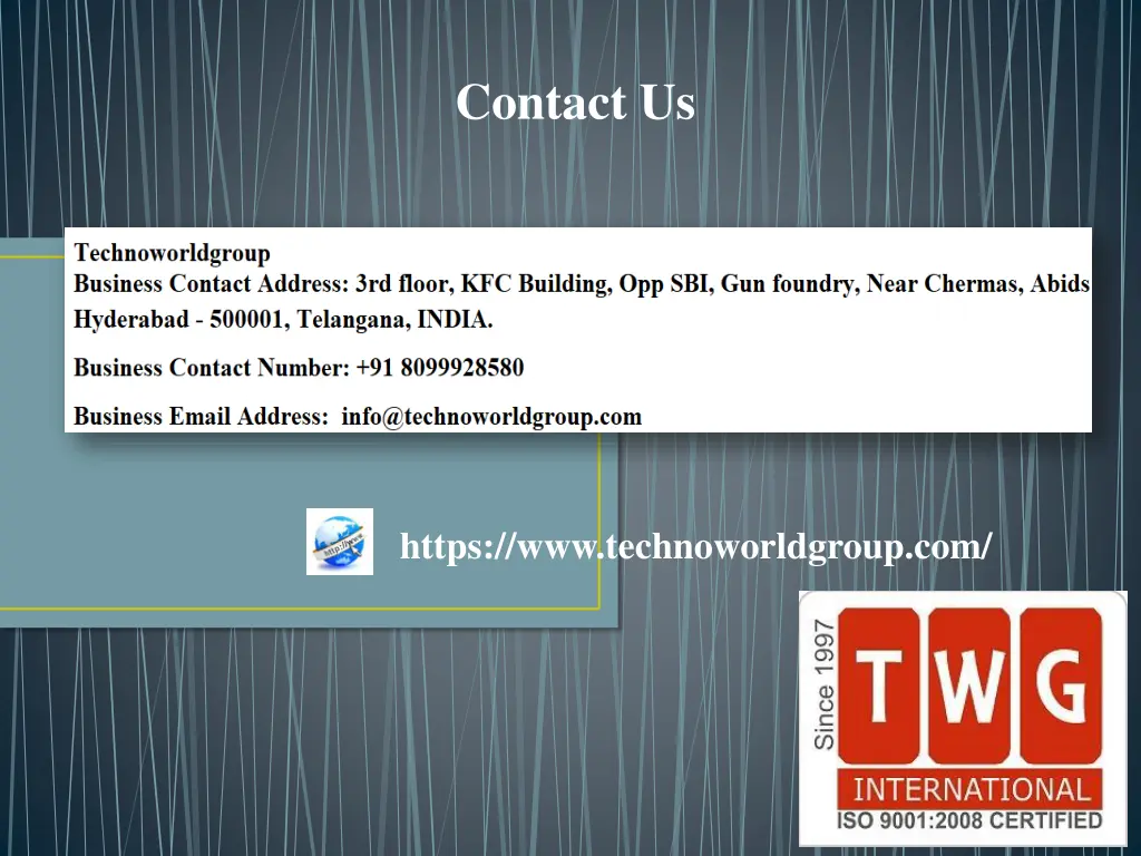 contact us