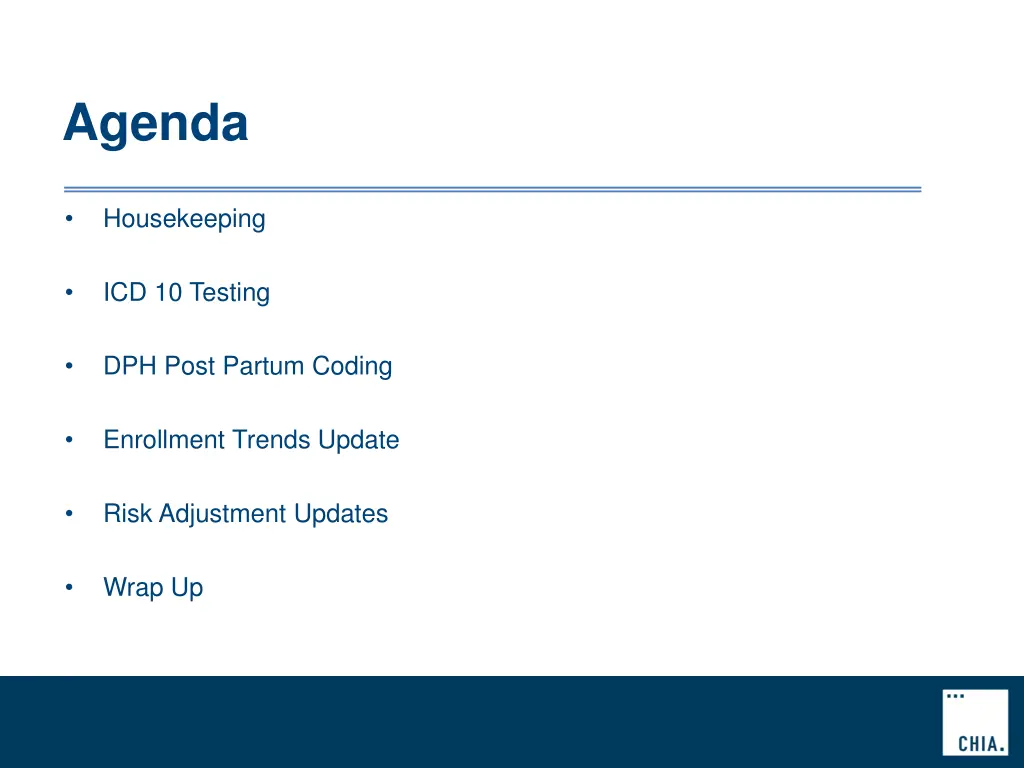 agenda