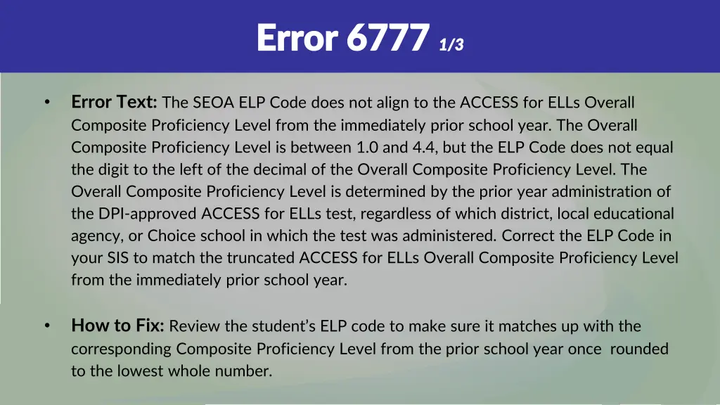 error 6777 error 6777 1 3