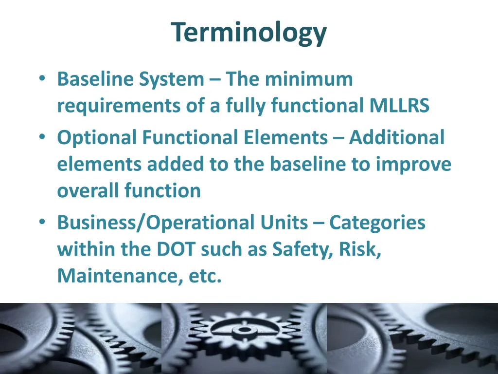 terminology