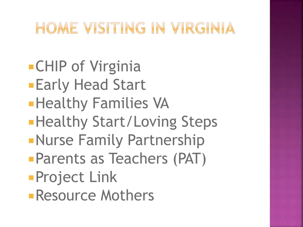 home visiting in virginia