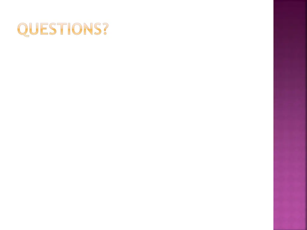 questions