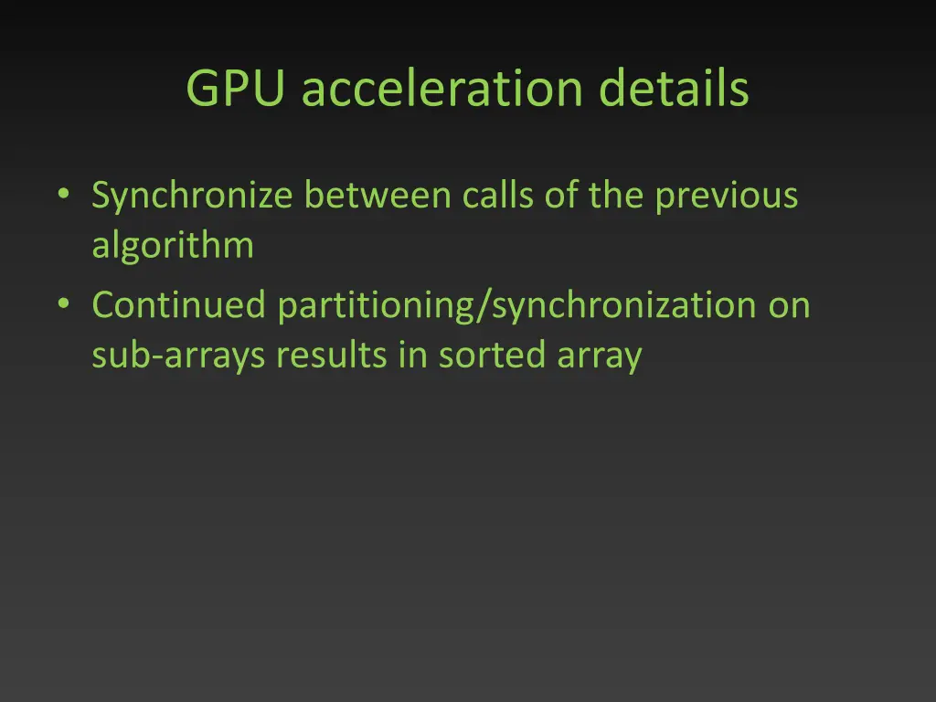 gpu acceleration details