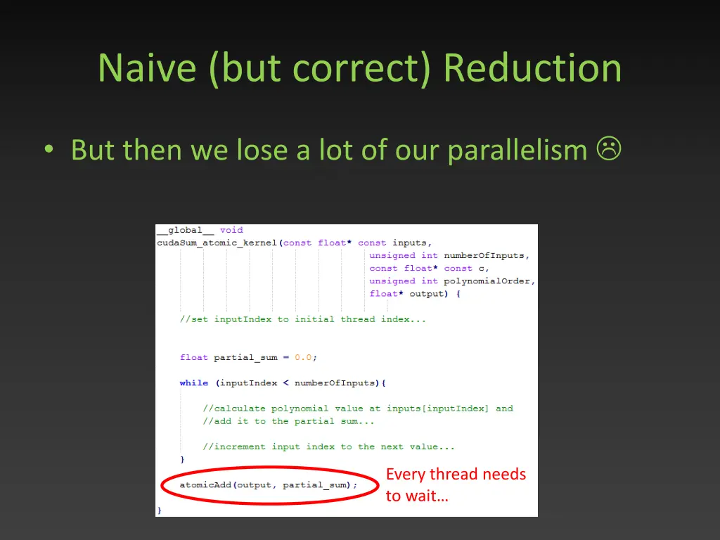 naive but correct reduction 1