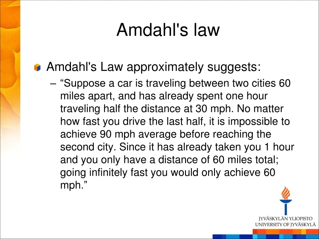 amdahl s law 1