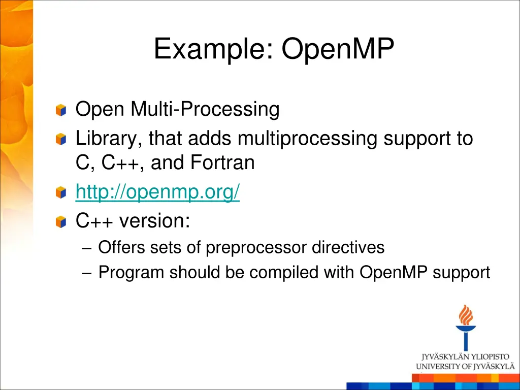 example openmp