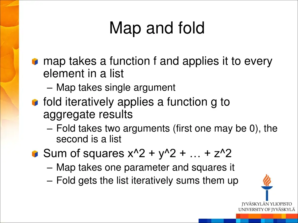 map and fold