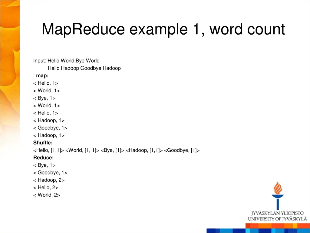 mapreduce example 1 word count