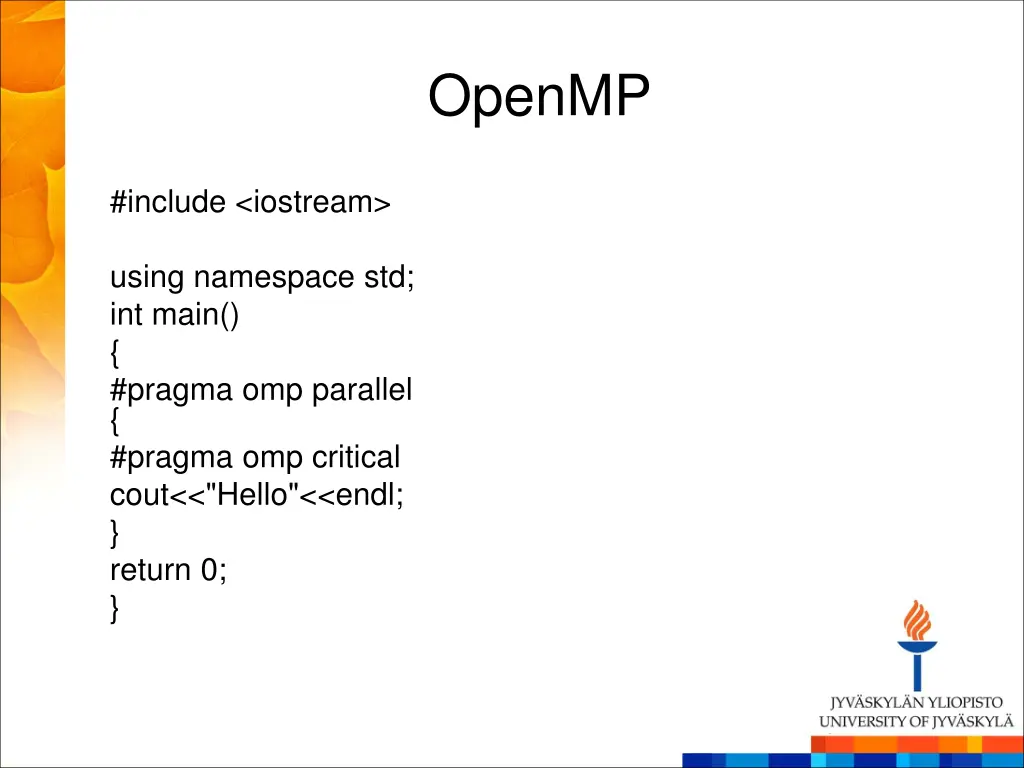 openmp 2