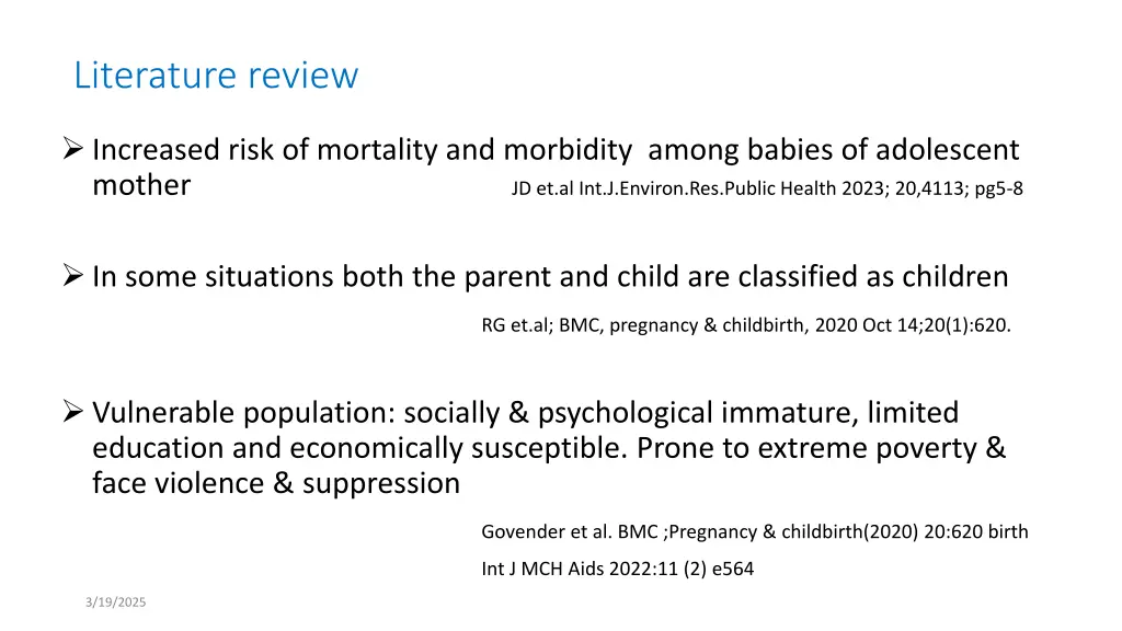 literature review