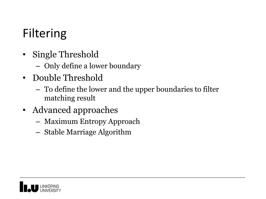 filtering