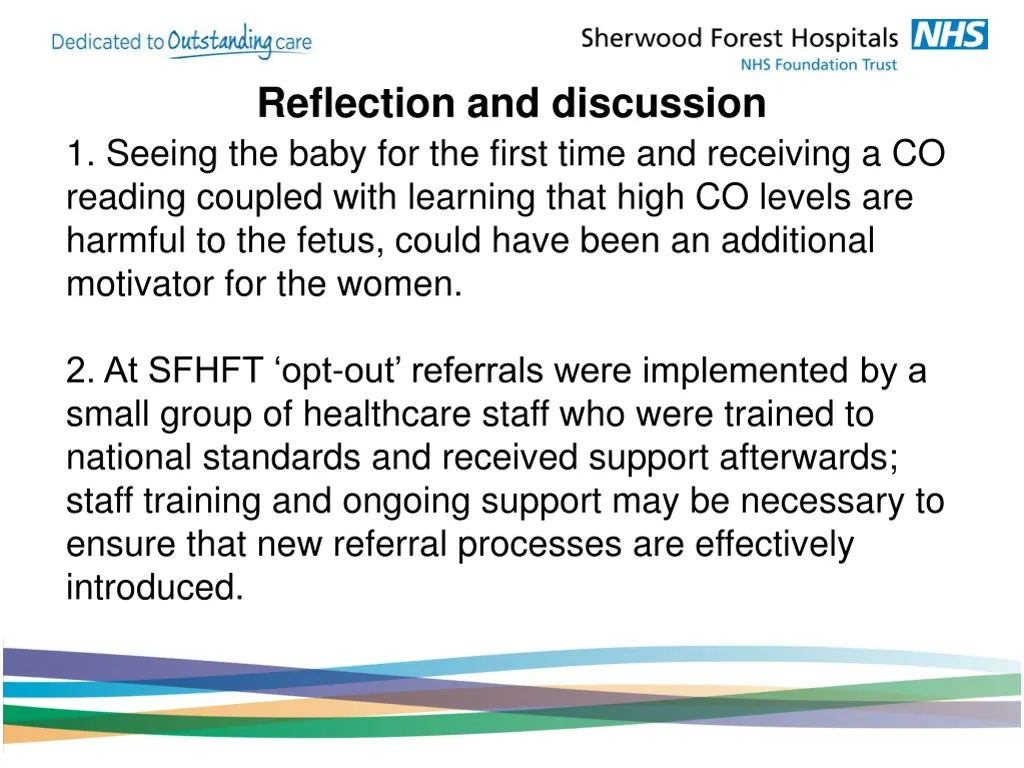 reflection and discussion