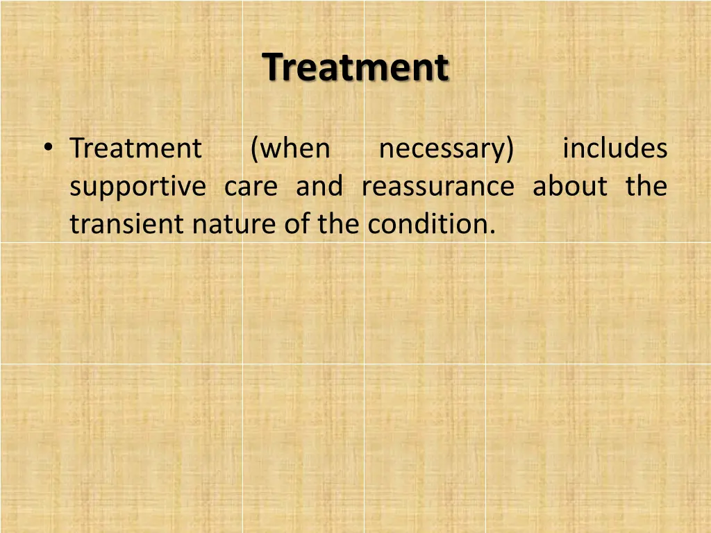 treatment