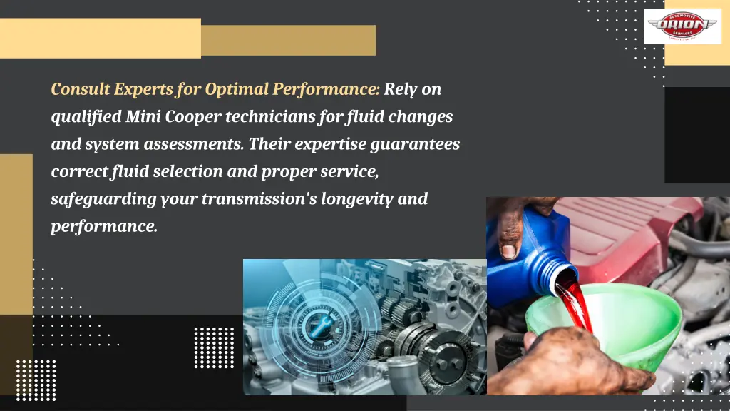 consult experts for optimal performance rely