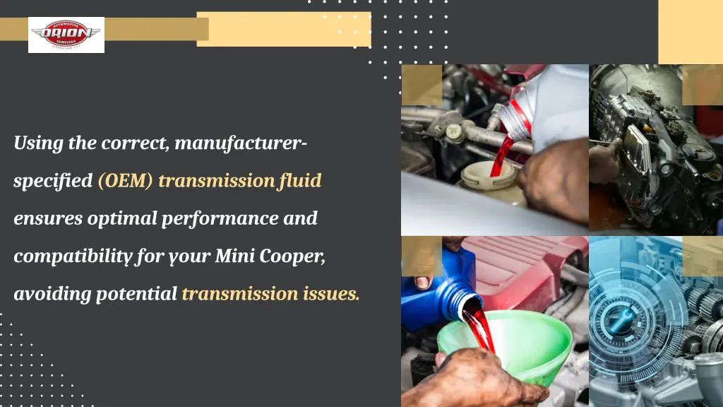 using the correct manufacturer