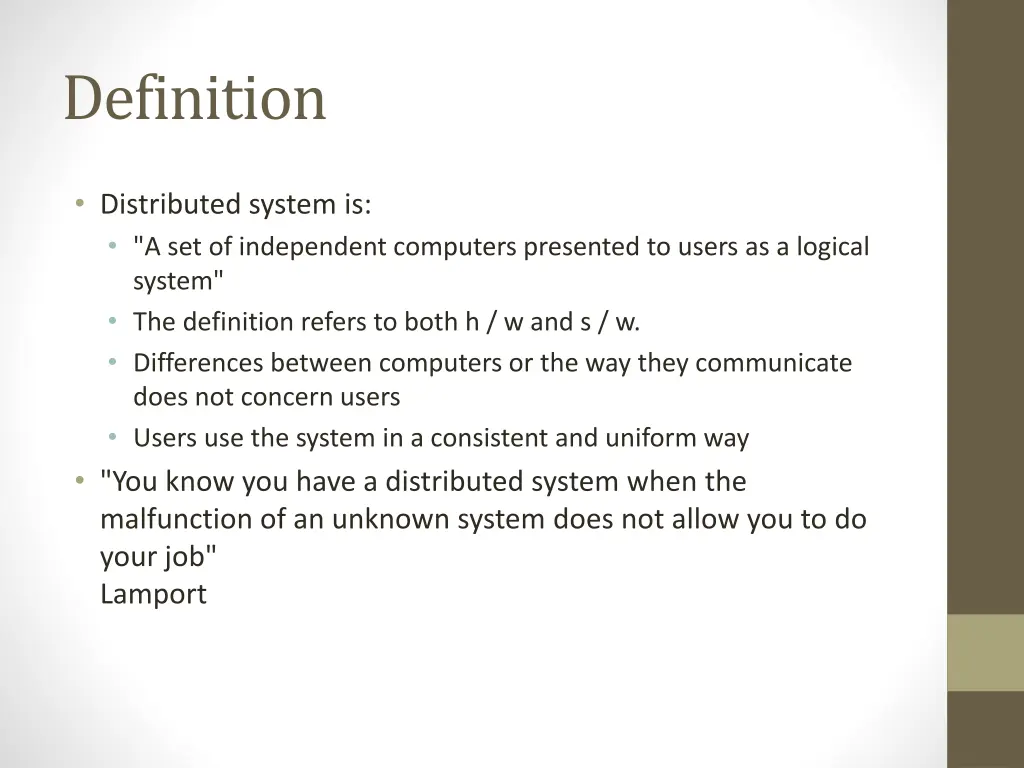 definition