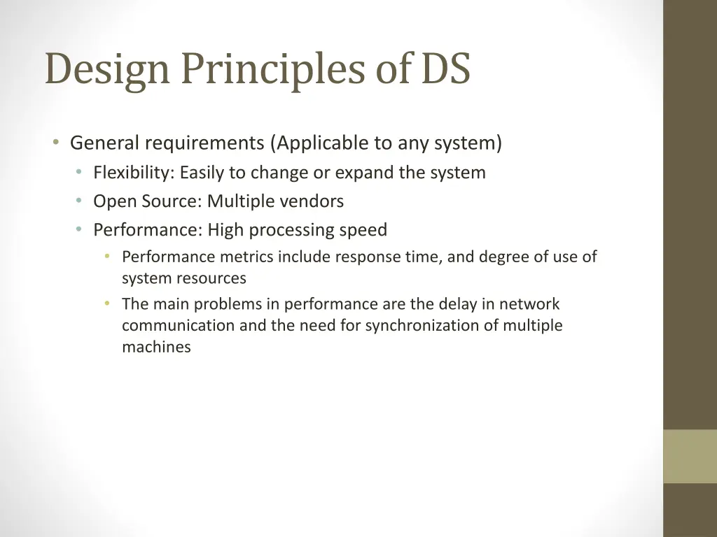 design principles of ds