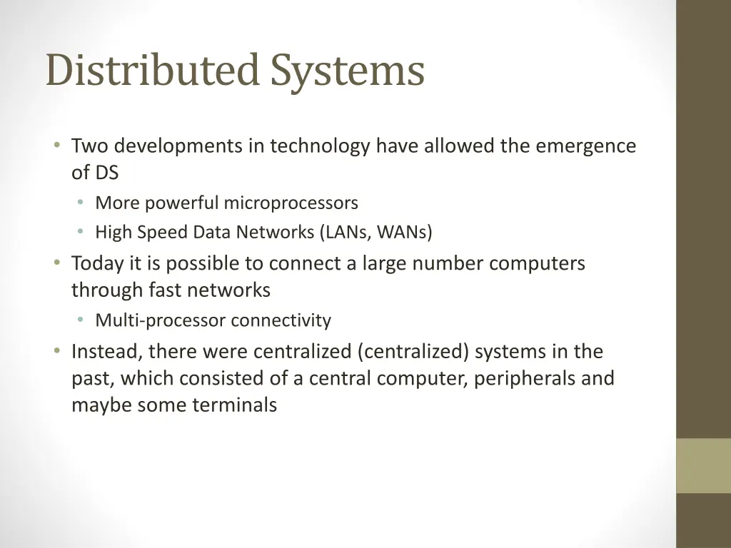 distributed systems
