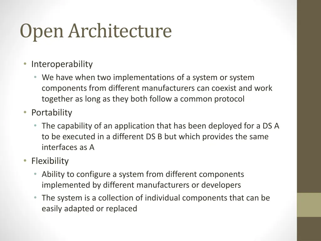 open architecture 1