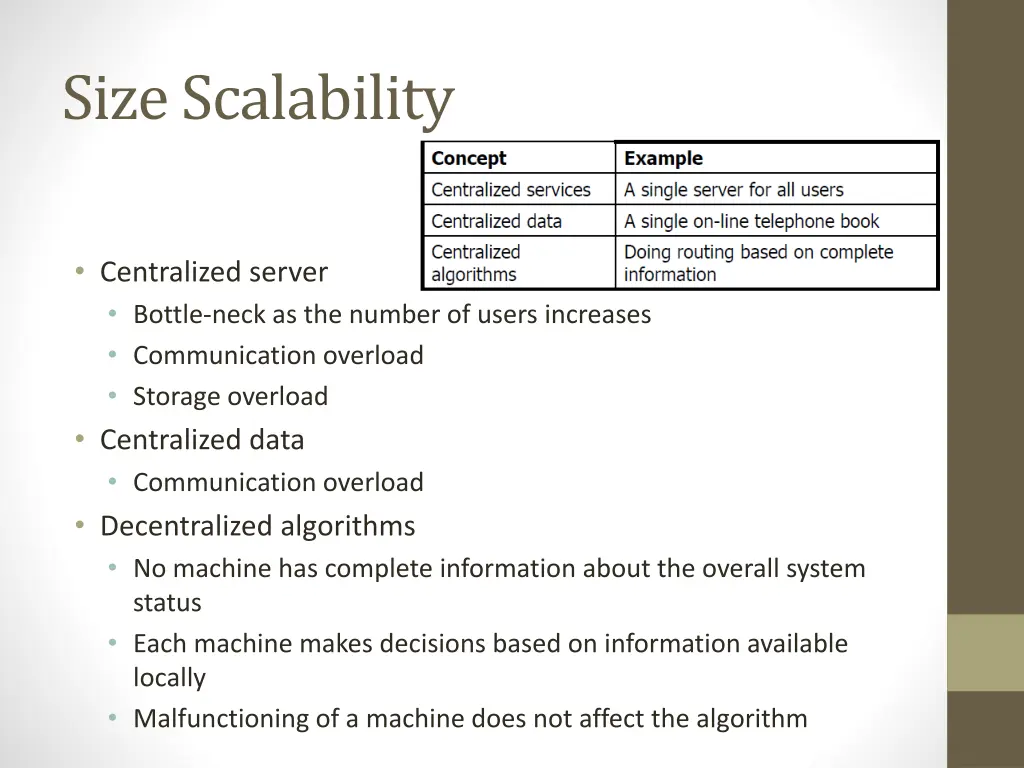 size scalability 1