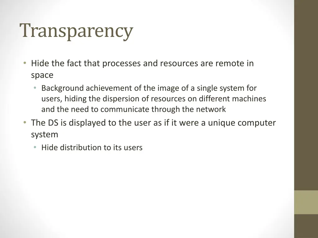 transparency
