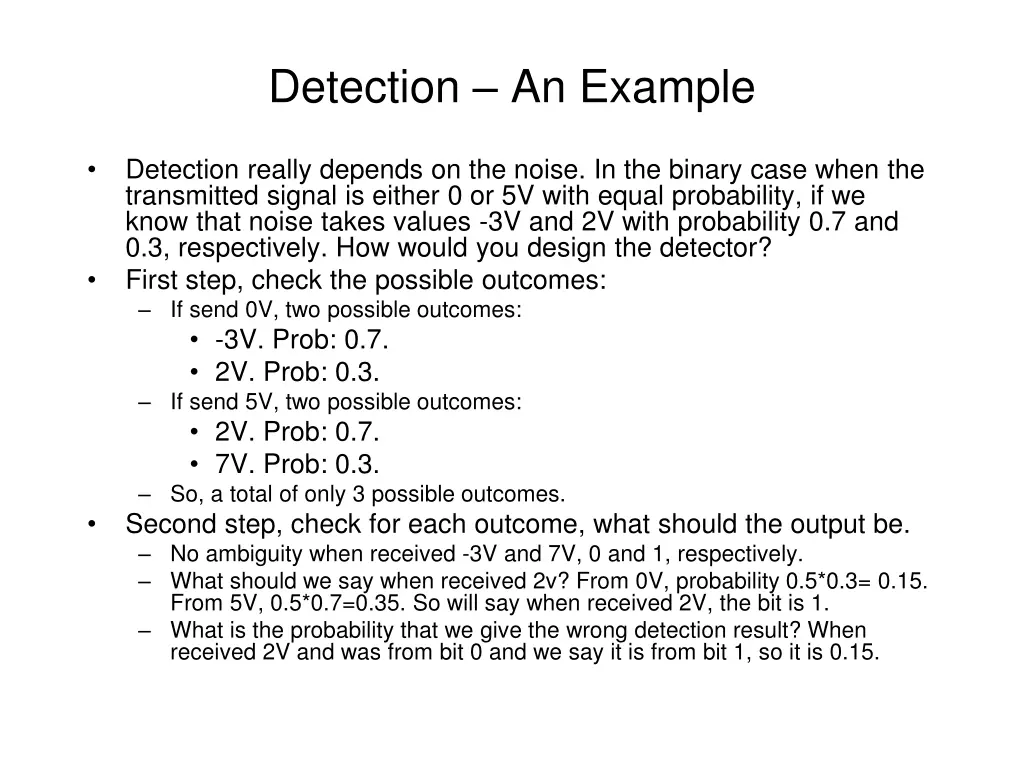 detection an example 2