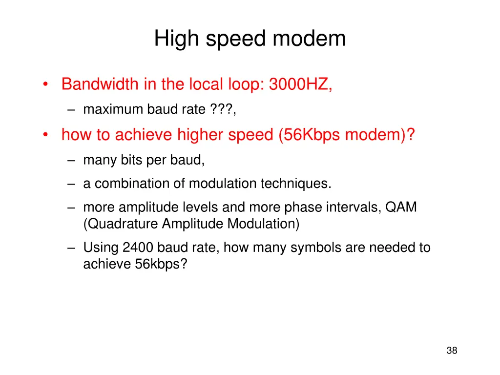 high speed modem